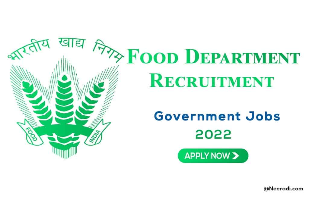 Food Department Recruitment Neeradi